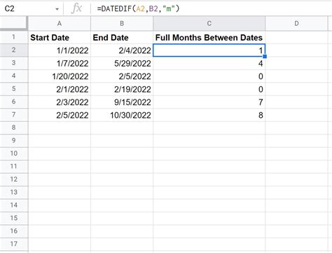 google sheets between two dates  The result will be a date value of January 1, 2022
